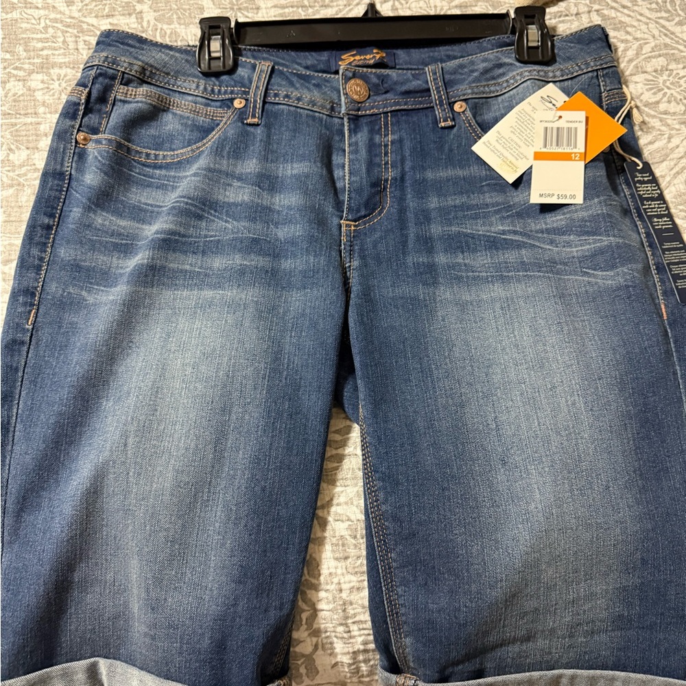 Women's Seven7 Blue Jean Shorts